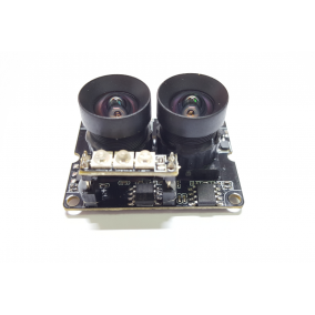 2MP, Dual lens, RGB & IR images, Small Size: 38MMx28MM, USB2.0 Camera Module with AR0230 and OV2719 sensor